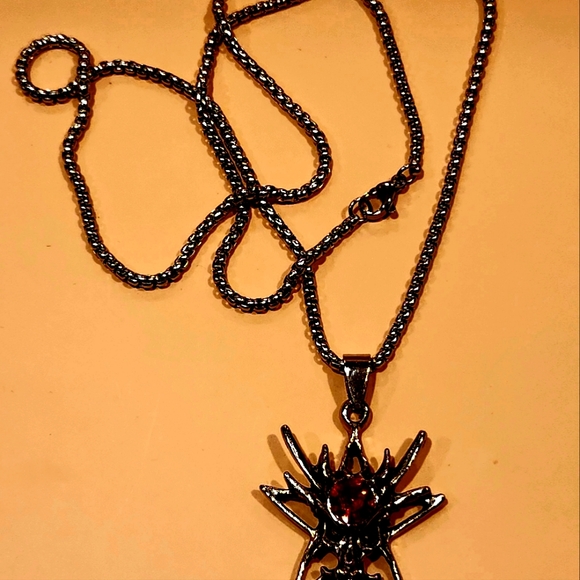 Choker Fashion Trends Vintage Long Chain with Pendant in the Form of Stars - Picture 8 of 10